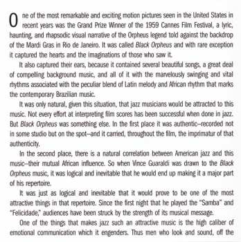 CD Vince Guaraldi Trio: Jazz Impressions Of Black Orpheus