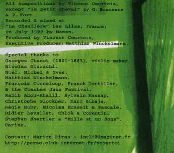 CD Vincent Courtois: Translucide