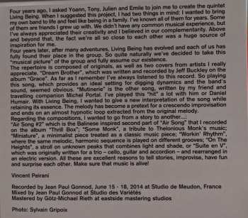 CD Vincent Peirani: Living Being DIGI