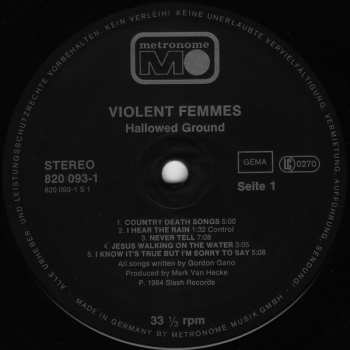 LP Violent Femmes: Hallowed Ground