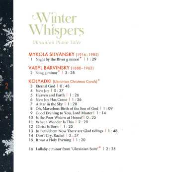SACD Violina Petrychenko: Winter Whispers – Ukrainian Piano Tales