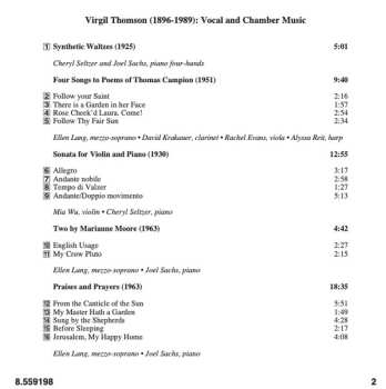 CD Continuum: Four Songs To Poems Of Thomas Campion, Violin Sonata, Praises And Prayers
