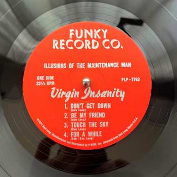 LP Virgin Insanity: Illusions Of The Maintenance Man LTD
