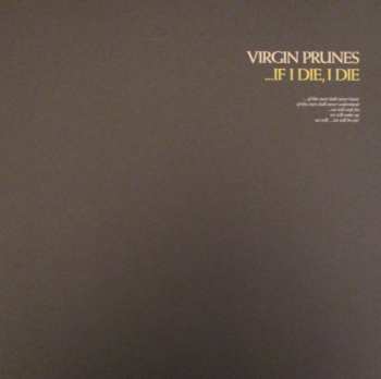 LP Virgin Prunes: …If I Die, I Die LTD | CLR