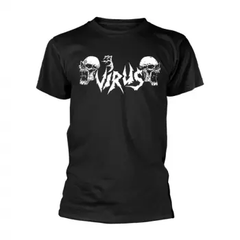 Tričko Logo Virus (black Tee/white Print)
