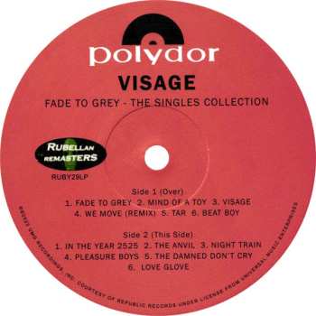 LP Visage: Fade To Grey (The Singles Collection)