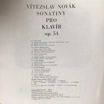 LP Vítězslav Novák: Hudební Géniové DětemⅤ. Sonatiny pro Klavír op.54