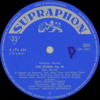 2LP/Box Set Vítězslav Novák: The Storm, Op. 42 (2xLP + BOX)