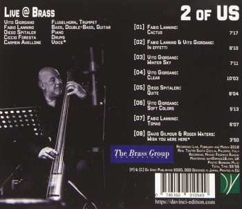 CD Vito Giordano: 2 Of Us Live @ Brass