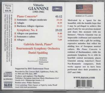 CD Bournemouth Symphony Orchestra: Piano Concerto • Symphony No. 4