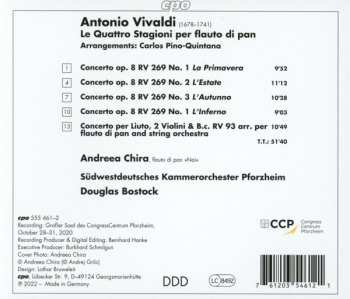 CD Antonio Vivaldi: The Magic Of The Pan Flute (Vivaldi's Four Seasons)