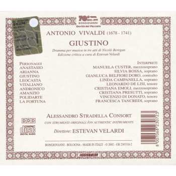 4CD/Box Set Antonio Vivaldi: Giustino