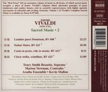 CD Antonio Vivaldi: Laudate Pueri Dominum, RV 600 • Stabat Mater, RV 621 • Canta In Prato, RV 623