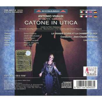 2CD/Box Set Antonio Vivaldi: Catone In Utica