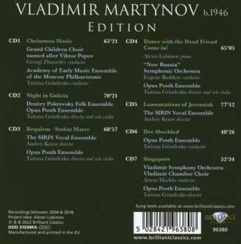 7CD/Box Set Vladimir Martynov: Martynov Edition