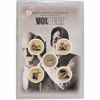Merch Volbeat: Set of Buttons Servant Of The Mind