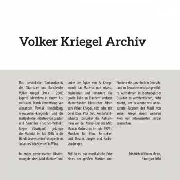 CD Volker Kriegel: Schöne Aussichten