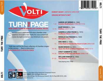 CD Volti: Turn The Page (New Directions In American Choral Music)