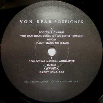 LP Von Spar: Foreigner