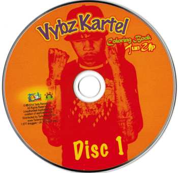 2CD Vybz Kartel: Colouring Book Tun Up