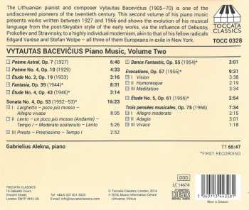 CD Gabrielius Alekna: Piano Music, Volume Two