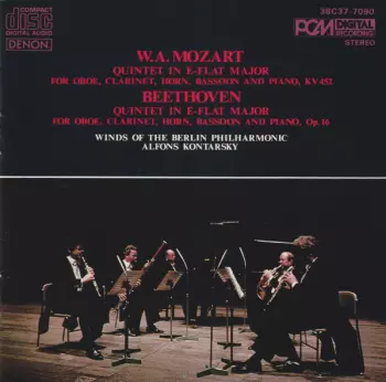 Quintet In E-Flat Major For Oboe, Clarinet, Horn, Bassoon And Piano, KV452 / Quintet In E-Flat Major For Oboe, Clarinet, Horn, Bassoon And Piano, Op.16