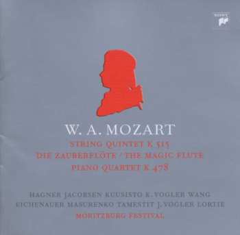 CD Wolfgang Amadeus Mozart: String Quintet K 515 - Die Zauberflöte - Piano Quartet K 478