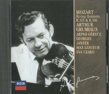 CD Wolfgang Amadeus Mozart: String Quintets K.515 & K.516