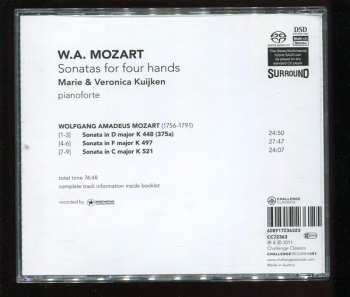 SACD Wolfgang Amadeus Mozart: Sonatas For Four Hands