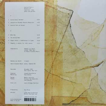 LP Wadada Leo Smith: Central Park's Mosaics Of Reservoir, Lake, Paths And Gardens CLR