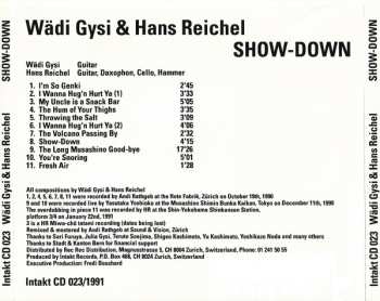 CD Hans Reichel: Show-Down In Zürich And Tokyo