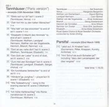 2CD Birgit Nilsson: The Swedish Wagner tradition 1956-1959: Tannhäuser / Siegfried / Parsifal excerpts