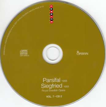 2CD Birgit Nilsson: The Swedish Wagner tradition 1956-1959: Tannhäuser / Siegfried / Parsifal excerpts