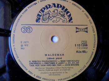 LP Waldemar Matuška: Lidové Písně