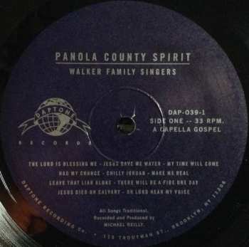 LP Walker Family Singers: Panola County Spirit