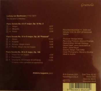 CD Walkiria Izaguirre: Ludwig van Beethoven Piano Sonatas Nos. 6, 15 & 30