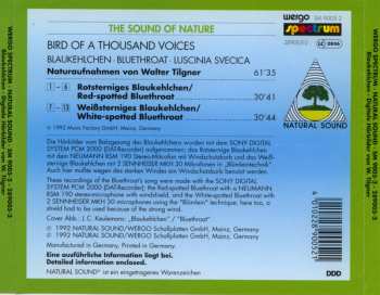 CD Walter Tilgner: Bird Of A Thousand Voices • Blaukehlchen • Bluethroat • Luscinia Svecica