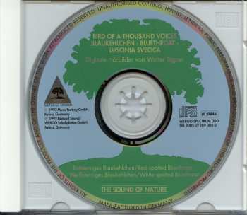 CD Walter Tilgner: Bird Of A Thousand Voices • Blaukehlchen • Bluethroat • Luscinia Svecica