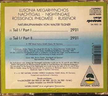 CD Walter Tilgner: Luscinia Megarhynchos • Nachtigall • Nightingale • Rossignol Philoméle • Ruiseñor