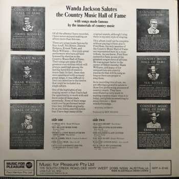 LP Wanda Jackson: Wanda Jackson Salutes The Country Music Hall Of Fame