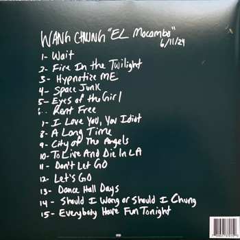 2LP Wang Chung: Live at the El Mocambo CLR | LTD