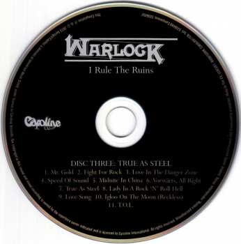 4CD/Box Set Warlock: I Rule The Ruins