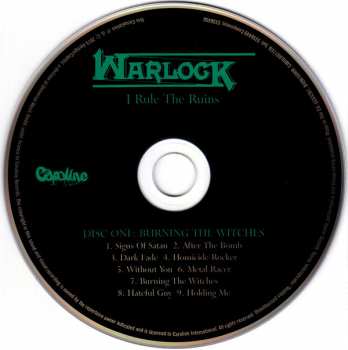 4CD/Box Set Warlock: I Rule The Ruins