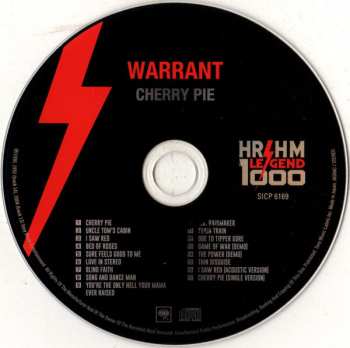 CD Warrant: Cherry Pie = いけないチェリー・パイ LTD