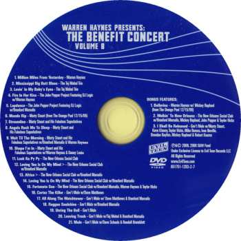 DVD Warren Haynes: The Benefit Concert Volume 8
