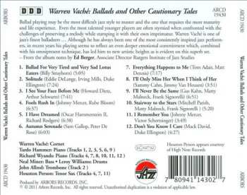 CD Warren Vaché: Ballads And Other Cautionary Tales