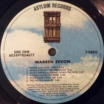 LP Warren Zevon: Warren Zevon LTD
