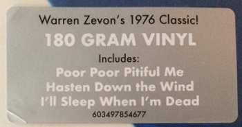 LP Warren Zevon: Warren Zevon LTD