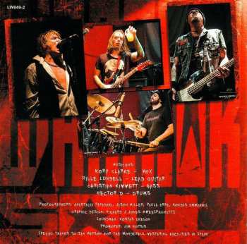 CD Warrior Soul: Tough As Fuck : Live In Athens 