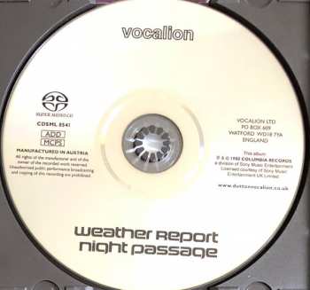 SACD Weather Report: Night Passage